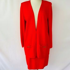 St. John Collection Marie Gray Santana Knit Suit